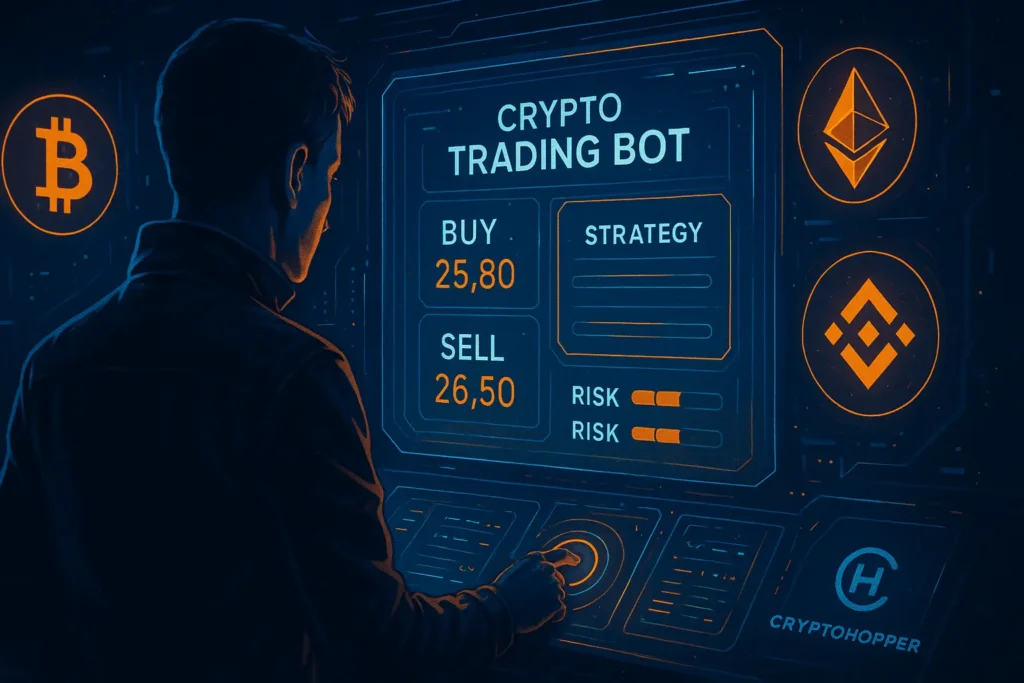 Krypto Bot einrichten – Grundeinstellungen und Strategie im Cryptohopper mit Binance festlegen