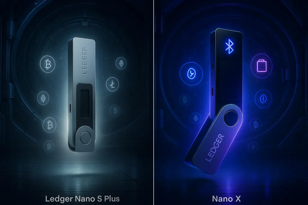 Ledger Nano S Plus vs Nano X Test 2025 – Unterschiede der Hardware Wallets im Vergleich