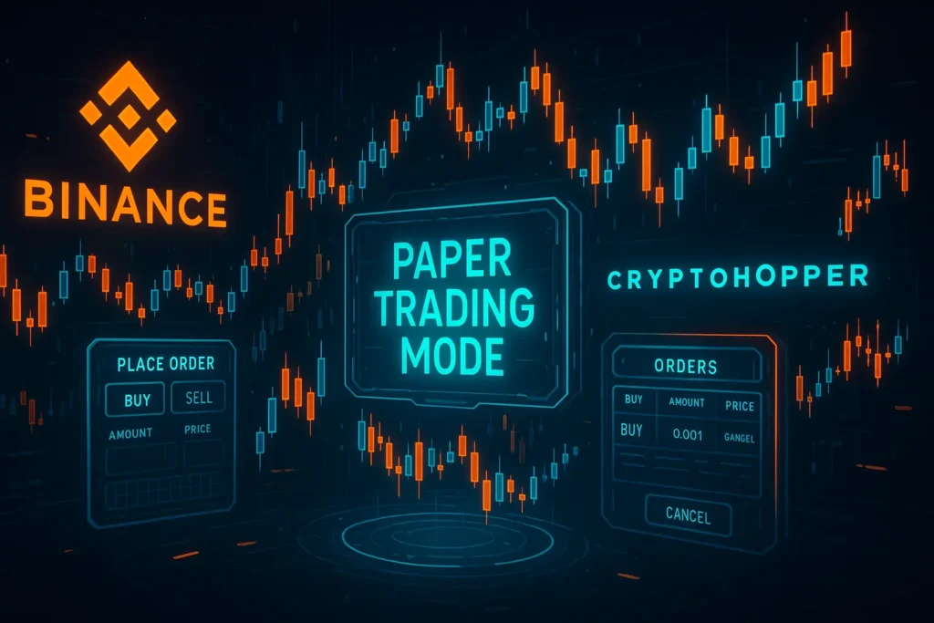 Krypto Bot einrichten – Cryptohopper im Paper Trading Modus mit Binance testen