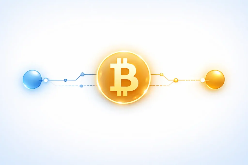 was ist bitcoin einfach erklärt visuelle darstellung blockchain transaktion