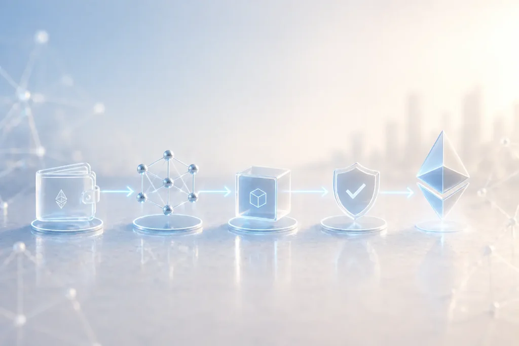 wie funktioniert ethereum einfach erklärt schritt für schritt transaktion blockchain für anfänger