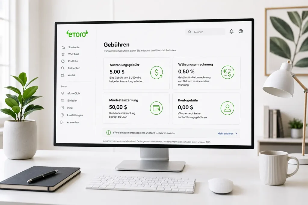 eToro für Anfänger: Erfahrungen, Gebühren, Copy Trading & Risiken einfach erklärt eToro Gebühren für Anfänger mit Kostenübersicht und Währungsumrechnung